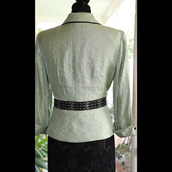 EXPO NEW YORK MINT GREEN JACKET AND SLEEVELESS TOP - Picture 5 of 10